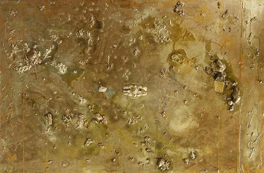 Sukhavati mixed media on board 80 x 122 cm 2014
